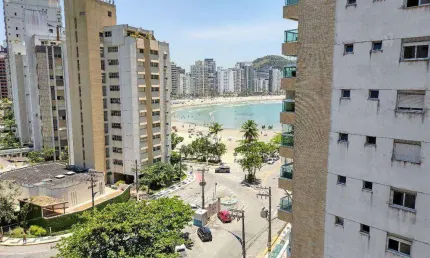 Apartamento com 3 dormitórios à venda, 150 m² por r$ 850.000,00 - astúrias - guarujá/sp