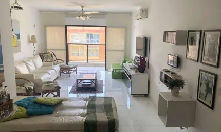 Apartamento com 4 dormitórios à venda, 140 m² por r$ 450.000,00 - enseada - guarujá/sp