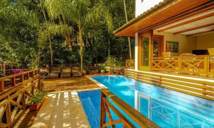 Casa com 5 dormitórios, 480 m² - venda por R$ 6.500.000,00 ou aluguel por R$ 35.000,00/mês - Iporanga - Guarujá/SP