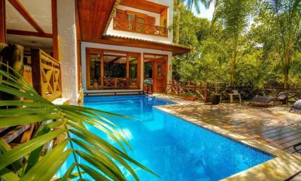 Casa com 5 dormitórios, 480 m² - venda por r$ 6.500.000,00 ou aluguel por r$ 35.000,00/mês - iporanga - guarujá/sp