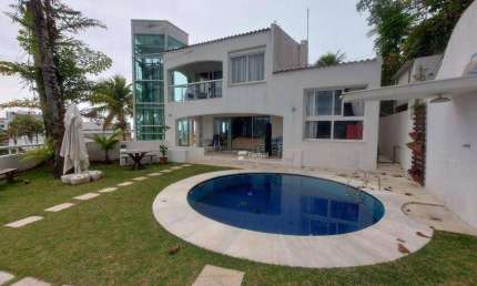 Casa com 5 dormitórios à venda, 411 m² por R$ 6.900.000,00 - Península - Guarujá/SP