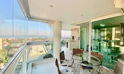 Apartamento com 3 dormitórios à venda, 122 m² por r$ 1.200.000,00 - enseada - guarujá/sp