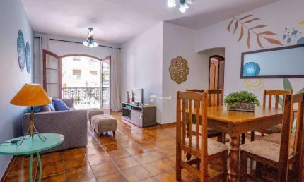 Apartamento com 3 dormitórios à venda, 105 m² por r$ 340.000,00 - enseada - guarujá/sp