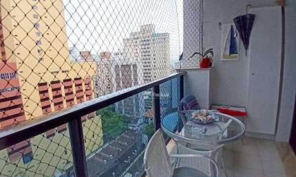 Apartamento com 2 dormitórios à venda, 72 m² por R$ 550.000,00 - Pitangueiras - Guarujá/SP