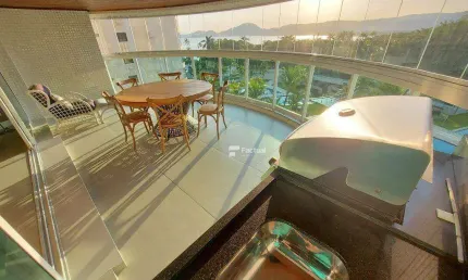 Apartamento com 4 dormitórios à venda, 224 m² por R$ 2.500.000,00 - Enseada - Guarujá/SP