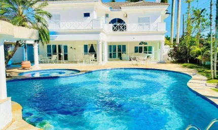 Casa com 6 dormitórios à venda, 477 m² por r$ 7.000.000,00 - acapulco - guarujá/sp