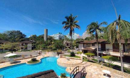 Village com 3 dormitórios para alugar, 110 m² - Riviera de São Lourenço - Bertioga/SP