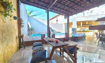 Casa com 4 dormitórios à venda, 364 m² por r$ 890.000,00 - enseada - guarujá/sp