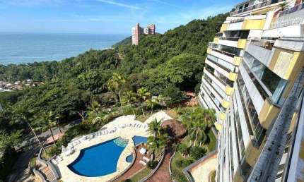 Apartamento com 4 dormitórios à venda, 180 m² por R$ 1.300.000,00 - Morro Sorocotuba - Guarujá/SP