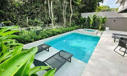 Casa com 6 dormitórios à venda, 380 m² riviera de são lourenço - bertioga/sp