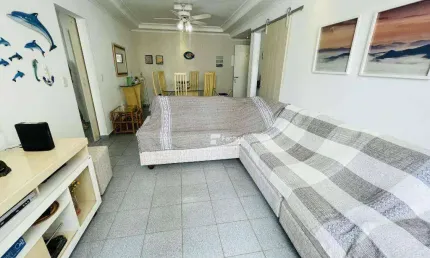Apartamento com 2 dormitórios à venda, 110 m² por r$ 430.000,00 - pitangueiras - guarujá/sp