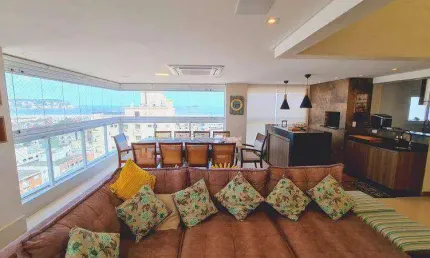 Apartamento com 3 dormitórios à venda, 151 m² por r$ 2.200.000,00 - enseada - guarujá/sp