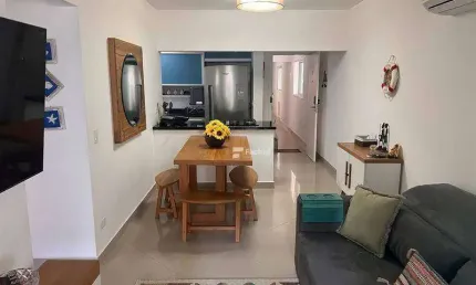 Apartamento com 2 dormitórios à venda, 80 m² por r$ 900.000,00 - pitangueiras - guarujá/sp