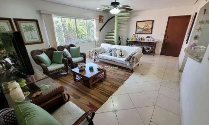 Cobertura com 3 dormitórios à venda, 220 m² por r$ 900.000,00 - enseada - guarujá/sp