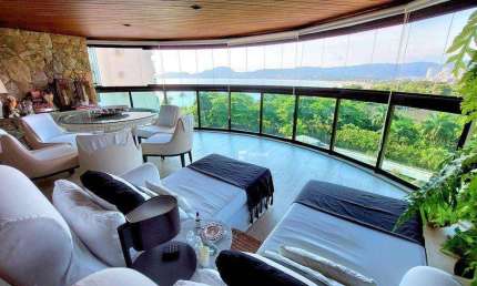 Apartamento com 4 dormitórios à venda, 224 m² por R$ 3.500.000,00 - Enseada - Guarujá/SP