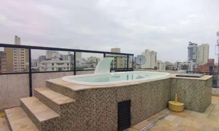 Cobertura com 2 dormitórios à venda, 130 m² por R$ 600.000,00 - Enseada - Guarujá/SP