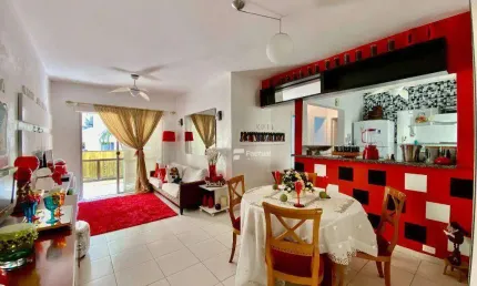 Apartamento com 2 dormitórios à venda, 70 m² por r$ 340.000,00 - enseada - guarujá/sp
