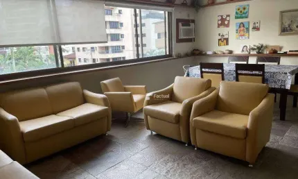 Apartamento com 3 dormitórios à venda, 118 m² por r$ 390.000,00 - enseada - guarujá/sp