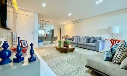 Apartamento com 4 dormitórios à venda, 169 m² por r$ 2.870.000,00 - enseada - guarujá/sp