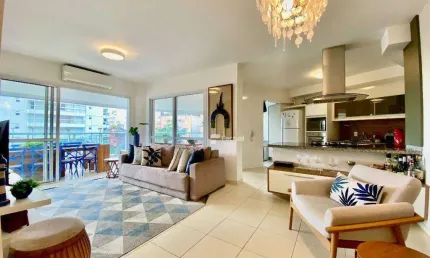 Apartamento com 3 dormitórios à venda, 119 m² por r$ 1.290.000,00 - enseada - guarujá/sp