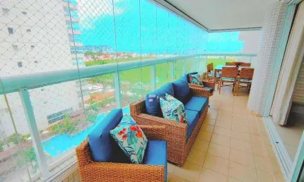 Apartamento com 3 dormitórios à venda, 145 m² por r$ 1.800.000,00 - enseada - guarujá/sp