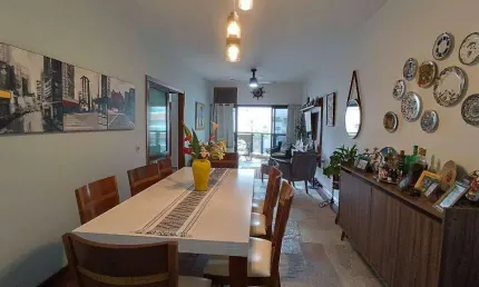 Apartamento com 3 dormitórios à venda, 110 m² por R$ 440.000,00 - Enseada - Guarujá/SP