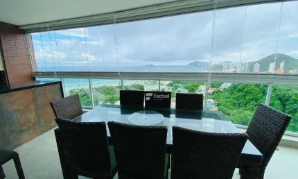 Apartamento com 4 dormitórios à venda, 134 m² por R$ 1.380.000,00 - Enseada - Guarujá/SP