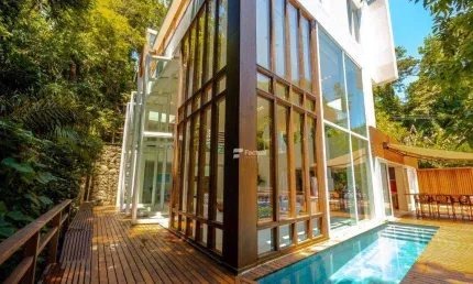 Casa com 5 dormitórios, 700 m² - venda por R$ 22.000.000,00 ou aluguel por R$ 72.400,00 - Iporanga - Guarujá/SP