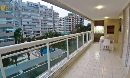 Apartamento com 3 dormitórios à venda, 95 m²  - riviera de são lourenço - bertioga/sp