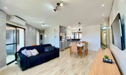Apartamento com 3 dormitórios à venda, 100 m² por r$ 600.000,00 - enseada - guarujá/sp