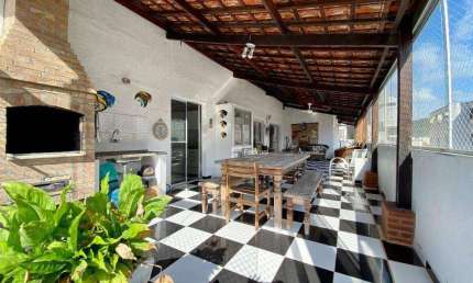 Cobertura com 4 dormitórios à venda, 228 m² por R$ 550.000,00 - Enseada - Guarujá/SP
