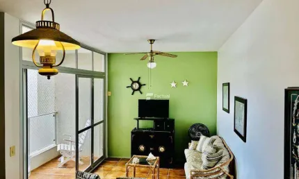 Apartamento com 3 dormitórios à venda, 83 m² por r$ 350.000,00 - enseada - guarujá/sp