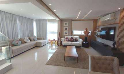 Cobertura com 3 dormitórios à venda, 268 m² por R$ 3.200.000,00 - Pitangueiras - Guarujá/SP