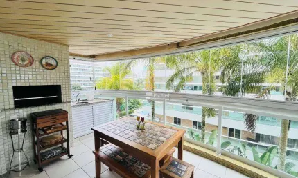 Apartamento com 3 dormitórios para alugar, 110 m² - Módulo 02 - Galeões - Bertioga/SP