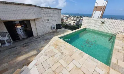 Cobertura com 2 dormitórios à venda, 164 m² por R$ 499.000,00 - Enseada - Guarujá/SP