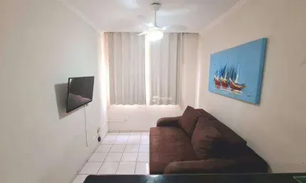 Apartamento com 1 dormitório à venda, 40 m² por r$ 350.000,00 - pitangueiras - guarujá/sp