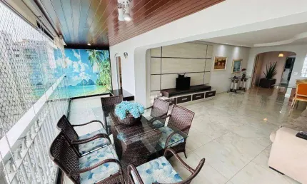 Apartamento com 3 quartos à venda, 172 m² por r$ 1.650.000 - pitangueiras - guarujá/sp