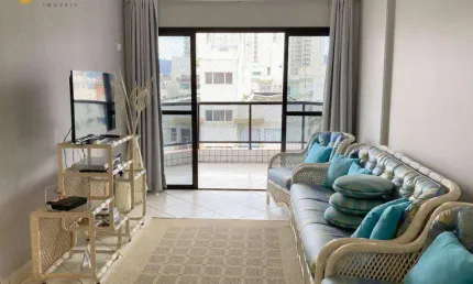 Apartamento com 3 dormitórios para alugar, 74 m² por R$ 4.097,00/mês - Enseada - Guarujá/SP