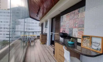 Apartamento com 3 quartos à venda, 210 m² por R$ 1.500.000 - Tombo - Guarujá/SP