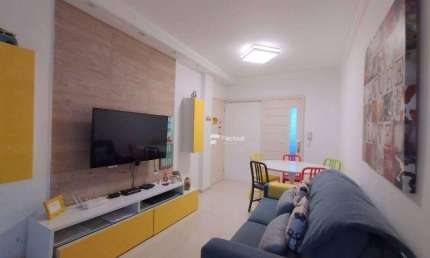Apartamento com 1 quarto à venda, 55 m² por R$ 430.000 - Tombo - Guarujá/SP