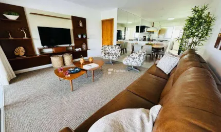 Apartamento com 4 dormitórios à venda, 169 m² por r$ 1.700.000,00 - enseada - guarujá/sp