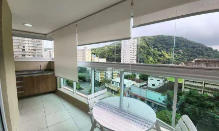 Apartamento com 2 dormitórios à venda, 77 m² por r$ 700.000,00 - pitangueiras - guarujá/sp
