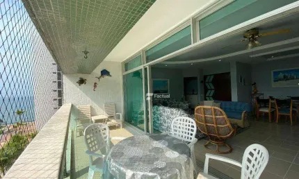 Apartamento com 3 dormitórios à venda, 155 m² por r$ 1.300.000,00 - enseada - guarujá/sp