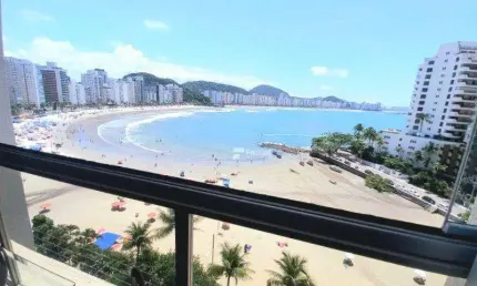 Apartamento com 3 dormitórios à venda, 128 m² por r$ 1.500.000,00 - astúrias - guarujá/sp