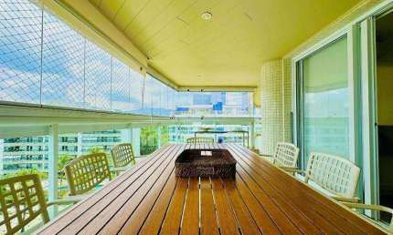 Apartamento com 4 dormitórios para alugar, 186 m²  - Riviera de São Lourenço - Bertioga/SP