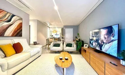 Apartamento com 4 dormitórios à venda, 153 m²  - Riviera de São Lourenço - Bertioga/SP