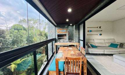 Apartamento com 3 dormitórios para alugar, 104 m²  - Riviera de São Lourenço - Bertioga/SP