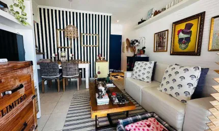 Apartamento com 2 dormitórios à venda, 77 m² - Riviera de São Lourenço - Bertioga/SP