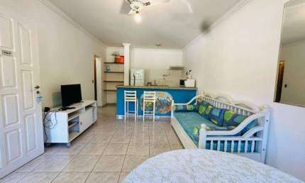Village com 1 dormitório à venda, 48 m²  - Riviera de São Lourenço - Bertioga/SP