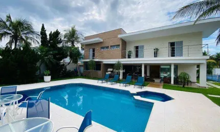 Casa com 6 dormitórios à venda, 614 m² por r$ 12.000.000,00 - acapulco - guarujá/sp